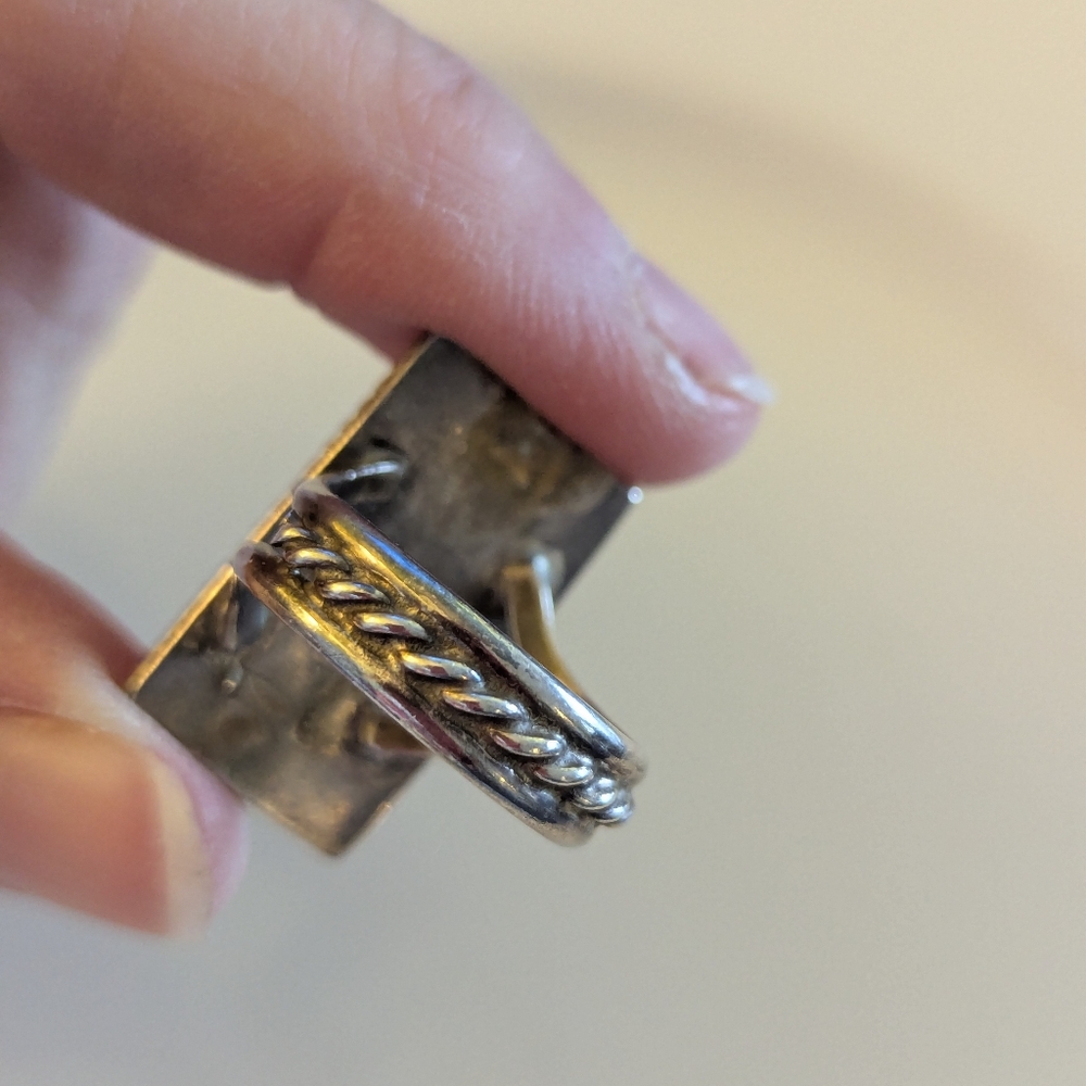 Vintage Zuni Multistone Ring Size 9 - Picture 8 of 9